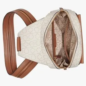 Calvin Klein Millie Logo Print Backpack Millie Logo Print Backpack – On Sale Now with Up to 78% Off  main image 4